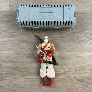 Hasbro GI Joe Code Name Storm Shadow Sigma Six 8" Action Figure w/ Weapons Case